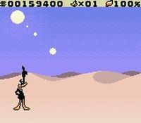 une photo d'Ã©cran de Daffy Duck - Un Tresor de Canard sur Nintendo Game Boy Color